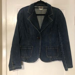 Talbots Jean Jacket